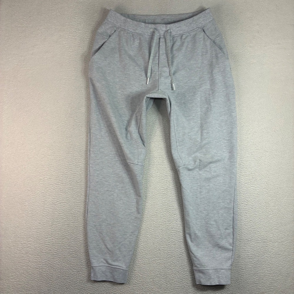 Lululemon City Sweat Joggers Men L Gray At Ease Stretch Sweatpant Casual LM5536S